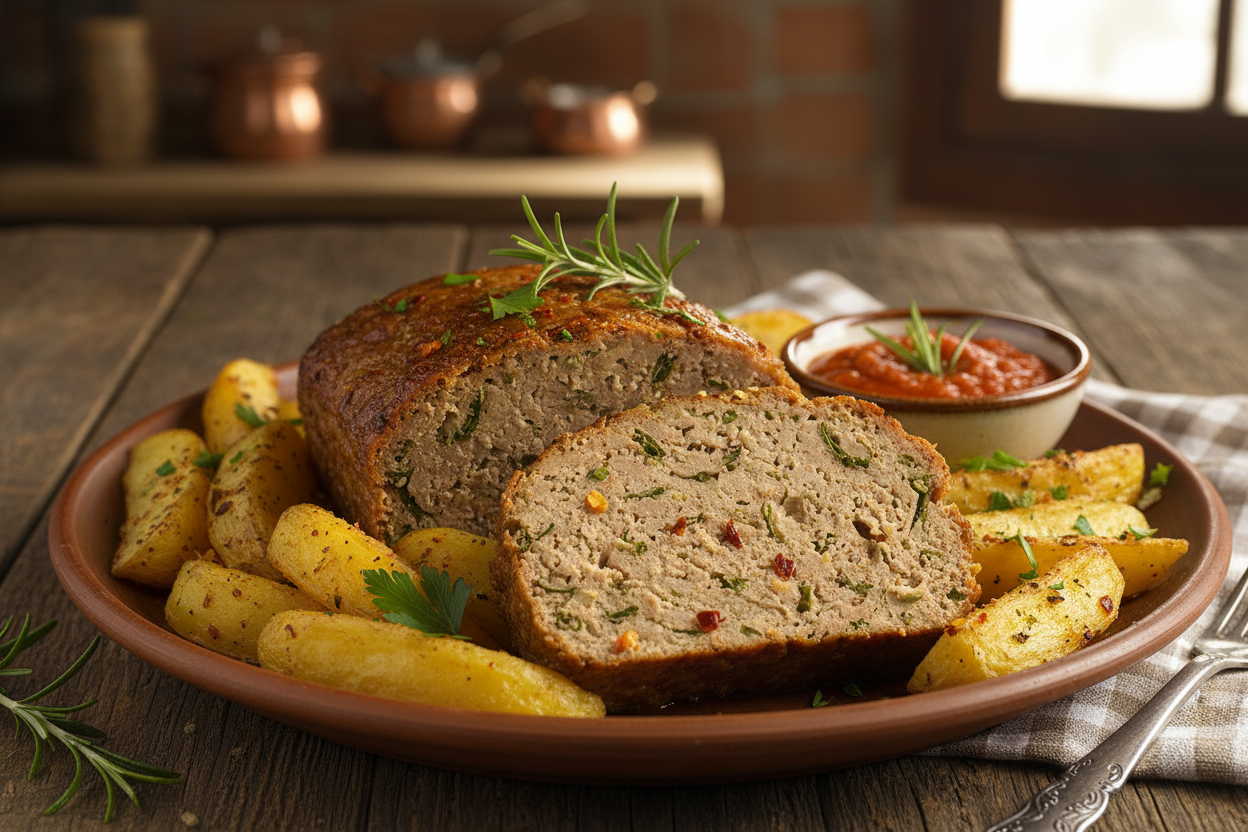 Polpettone con patate